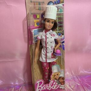 Barbie Doll & Accessories, Career Pastry Chef Doll, Girls Toys, Ages 3+